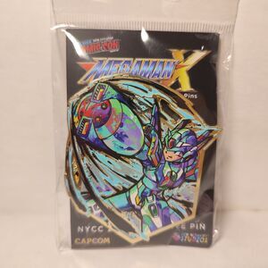Mega Man X Fully Upgraded X Painterly Series Enamel Pin Official Limited Edition